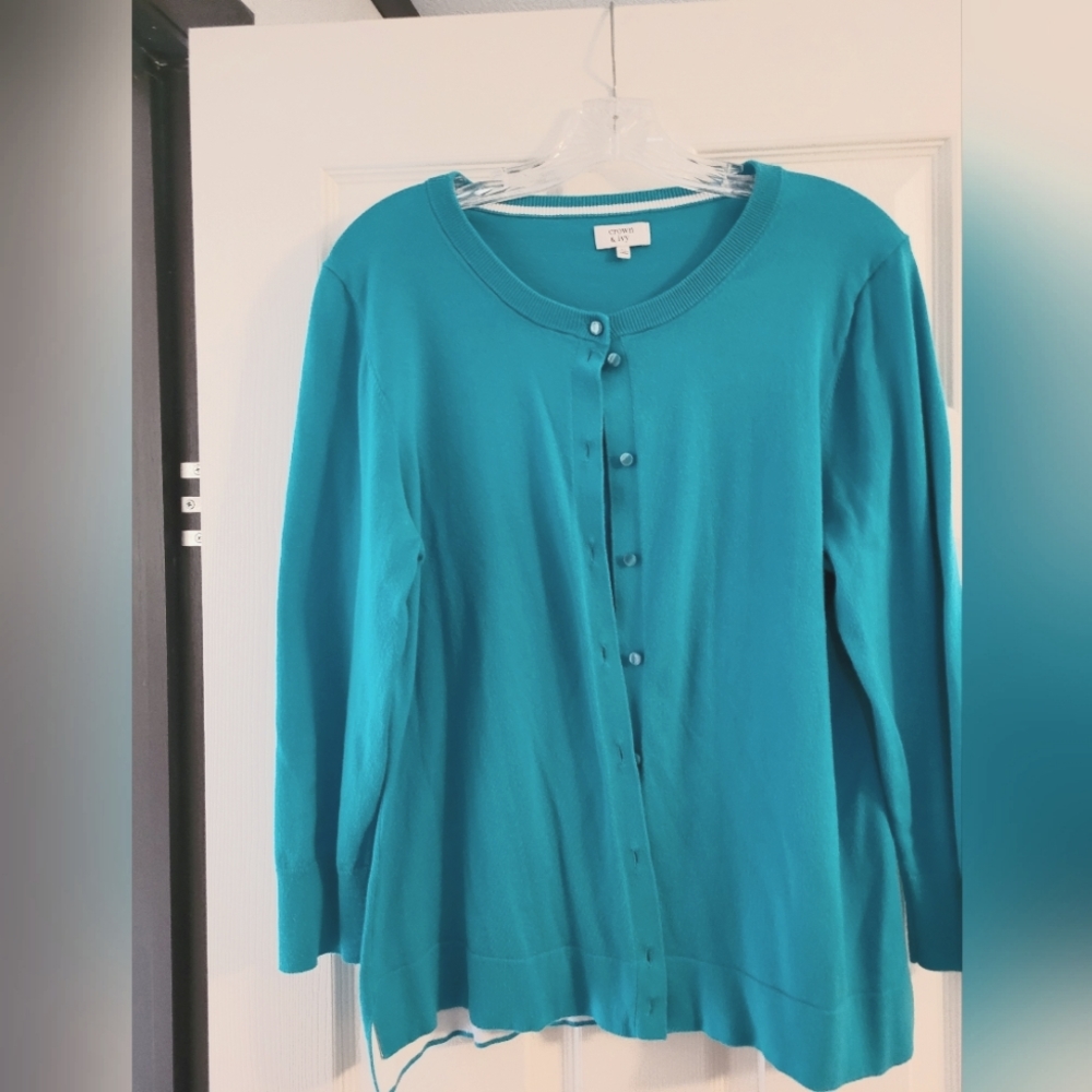Crown & Ivy XL 3/4 sleeve sweater